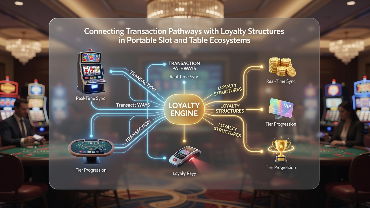 Darstellung von Loyalty-Strukturen und mobilen Transaktionen bei Tischspielen